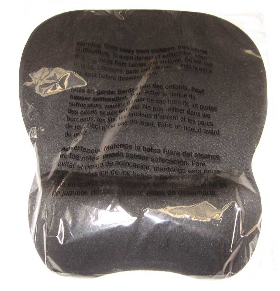 MROCCO Gel Wrist Rest Mouse Pad 9.4&quot; Length x 8.1&quot; Wide Black - $5.49