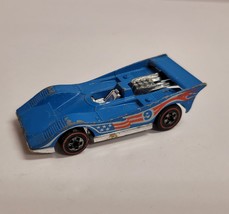 Vintage Hot Wheels 1973 American Victory Blue Race Car Stars &amp; Stripes C... - $19.79