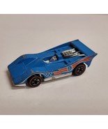 Vintage Hot Wheels 1973 American Victory Blue Race Car Stars &amp; Stripes C... - £15.56 GBP