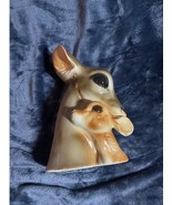 Vintage Royal Copley Ceramic Deer and Fawn Planter/Vase - £70.40 GBP