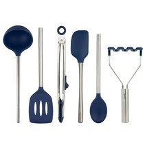Tovolo Silicone Utensil Set of 6 for Meal Prep, Cooking, Baking, and Mor... - £52.26 GBP