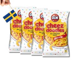 4 Bags of Cheez Doodles 225g (7.93 Oz), Ostbgar, Swedish snacks, swedish... - $33.53