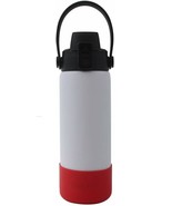 New Aquatix White 21 oz Insulated FlipTop Sport Bottle w/ Silicon Boot (... - $31.56 CAD