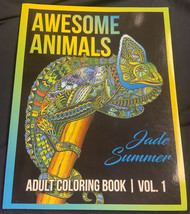 New Adult Coloring Books: Awesome Animals Vol 1 - £7.36 GBP