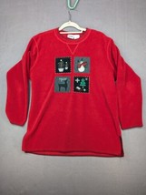 Capacity Knits Sweatshirt Womens Medium Pullover Fleece Christmas Holida... - $14.01