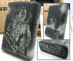 Art Leather Nio Buddha Deva King Japan ZIPPO 2002 MIB Rare - £115.27 GBP