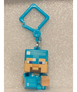 Minecraft Bobble Mobs Series 2 Diamond Steve Hanger Pre Owned No Package... - $9.99