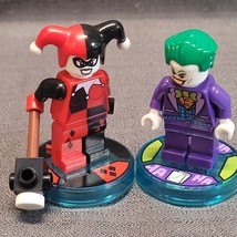 Lego Dimensions The Joker + Harley Quinn Figurine + Toy Tags - £19.50 GBP