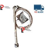 6 Feet Leather Bull Whip for Training Outdoor Target Practice &amp; Costume Use - €52,64 EUR