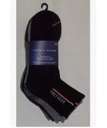 Tommy Hilfiger Men&#39;s 6 Pairs Cushion Quarter Cut Socks One Size US 7-12 New - $23.90