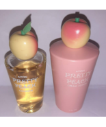 Vintage AVON Pretty Peach Cologne Perfume &amp; Cream Lotion 60s - $24.75