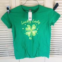 St. Patrick&#39;s Day &quot;Lucky Lady” T-Shirt Size Woman’s Large - £7.50 GBP