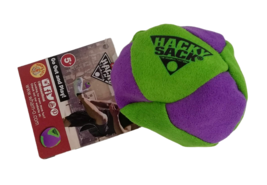Hacky Sack Footbag Wham-o Football Hackysack 2&quot; Foot Trainer Purple Green Kick - £9.54 GBP