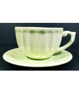 American Atelier Ironstone Athena Mint Green Cup and Saucer - $8.59