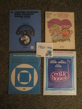 4 Vintage Piano Sheet Music Collection - 1960-1970 - £3.16 GBP