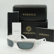 VERSACE VE4446 314/87 White/Dark Gray 67-16-120 Sunglasses New Authentic - £126.07 GBP