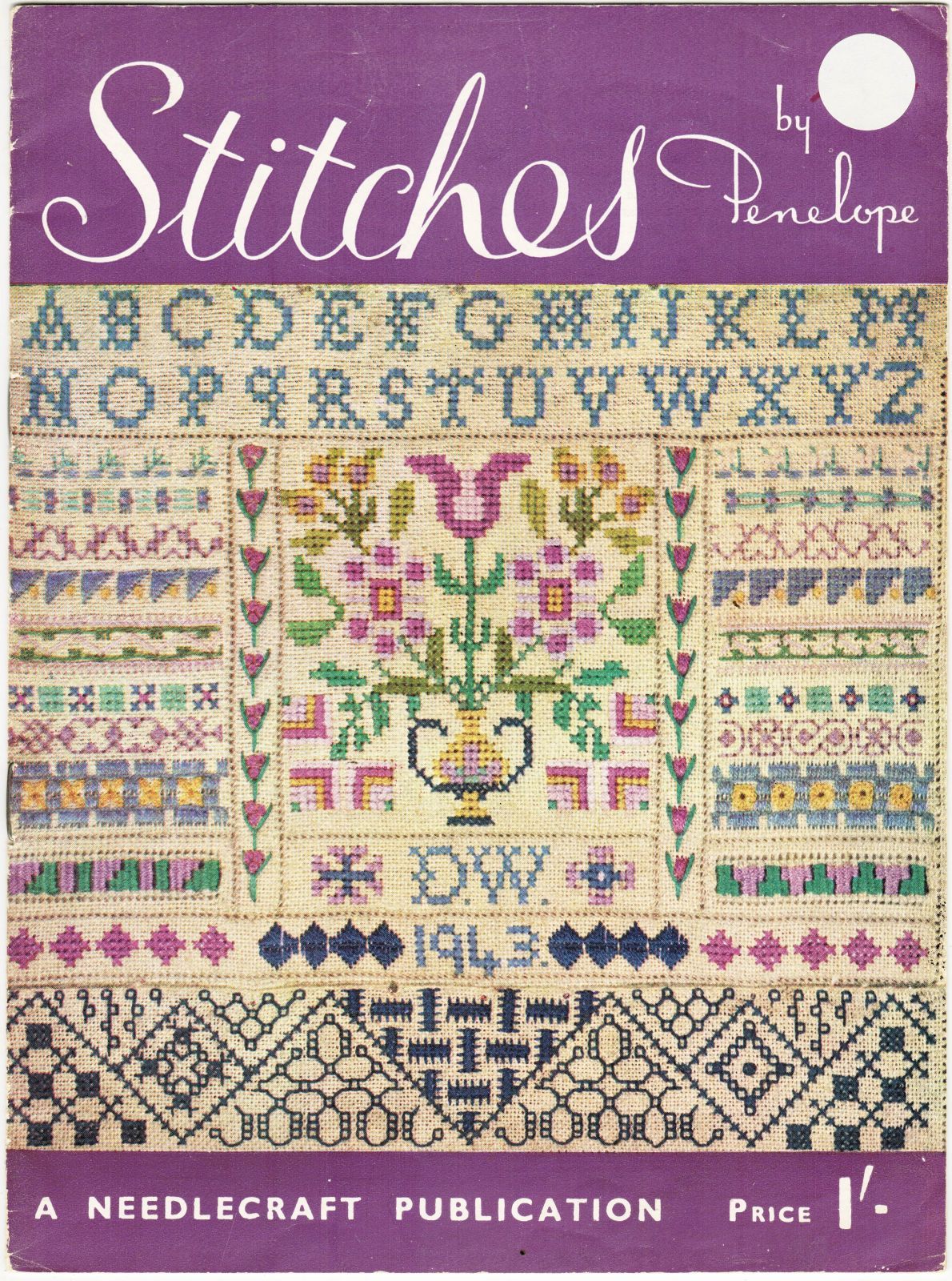 Vintage Cross Stitch Embroidery Stitches By Penelope Booklet - £10.96 GBP