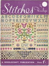 Vintage Cross Stitch Embroidery Stitches By Penelope Booklet - $13.99