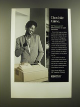 1995 Hewlett Packard HP LaserJet 4V Printer Ad - Double Time - $18.49