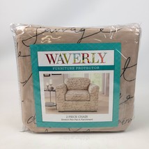 Waverly Sofa Cover Furniture Protector 2 Piece Chair Stretch PenPal in P... - $39.59