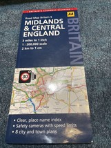 AA Road Map Britain 5.  Midlands &amp; Central England: by AA Publishing Book Vintag - £15.44 GBP