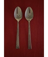 Stanley Roberts Rogers FLORAL MOTIF DANISH MODE 2 Oval Soup Spoons Stain... - €9,24 EUR