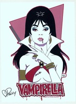 Holly Golightly SIGNED Vampirella Mini Comic Art Print / 6x8 Inch / Dynamite - £15.56 GBP