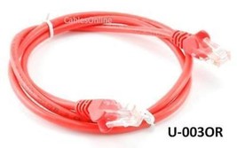 Intellinet 3Ft Cat5E Utp Ethernet Rj45 Patch Cable Or - $13.99