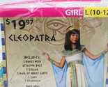 New Halloween Dress Up Egyptian Queen Cleopatra Costume Girl Large (10-12)  - $25.73