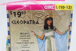New Halloween Dress Up Egyptian Queen Cleopatra Costume Girl Large (10-12)  - £20.61 GBP