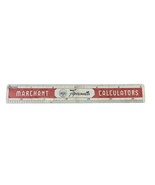 Vintage 1950 Marchant Figuremaster Calculators Advertising 6&quot; Ruler Cale... - £6.84 GBP