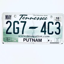 2018 United States Tennessee Putnam County Passenger License Plate 2G7 4C3 - £13.23 GBP