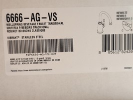 Kohler 6666-AG-VS Wellspring Beverage Faucet - Vibrant Stainless - €161,38 EUR