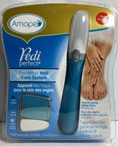 Amopé Pedi Perfect Electronic Nail Care System Pedicure Manicure - Blue - $9.64