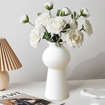 Vases For Decor Ceramic Flower Vase Room Decor Modern Rustic Home Decor Cute - £26.67 GBP