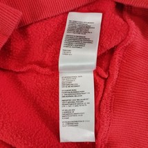 The North Face Mens Box NSE Pullover Red Cotton Blend Hoodie Sweatshirt Chest 43 image 6