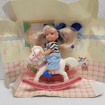 Vintage 90s Steffi Love Evi&#39;s Rocking Horse &amp; Accessories Doll Toy Simba - £16.82 GBP