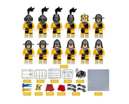  Black Raven Knight With King Army Castle Soldier 12s Minifigure Gift - £41.09 GBP