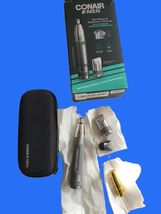 Conair Men Ear/Nose &amp; Eyebrow Trimmer Kit Washable Diamond-Shaped Head w... - $27.99