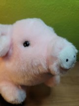 Vtg Chrisha Playful Plush Pig Toy Large Pink Soft Pillow Stuffed Animal ... - $26.72