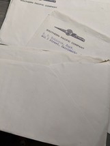 Vintage Southern Pacific Company Railroad Empty Paycheck Envelope Lot Ep... - $39.67
