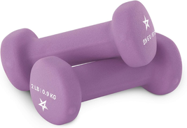 Neoprene Coated Dumbbell Hand Weight Sets of 2 - Multiple Weight Options... - $16.05