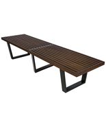 LeisureMod 72 Wide Platform Bench with Rectangular Rubberwood Frame and... - €217,38 EUR