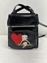 Betty Boop Black Shoulder /backpack Bag - $49.45