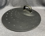 KitchenCraft Frying Pan Splatter Guard Lid with Handle Metal Pan Lid, 31... - $11.88