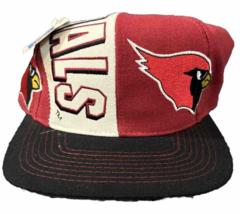 NWT Arizona Cardinals Big Logo Hat Vintage Drew Pearson Team NFL Snapback Taiwan - £173.53 GBP