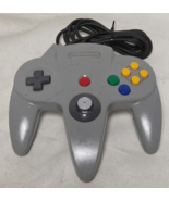 Nintendo 64 N64 OEM Controller - Gray - OEM AUTHENTIC Clean, Tested Grey - $434.08 MXN