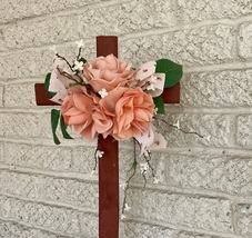 Cemetery, flowers for grave, grave decoration, cross for grave, memorial... - $26.00