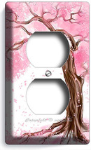Japanese Sakura Tree Roots Cherry Blossom Outlet Wall Plates Bedroom Home Decor - $10.22