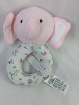 Precious Firsts Carters Elephant Rattle Plush 5.5 Inch Stuffed Animal Toy - £13.08 GBP